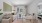 Model living room at Jade apartments for rent in Everett, MA, featuring wood look flooring and modern decor