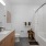 Modern bathroom with sink and shower
